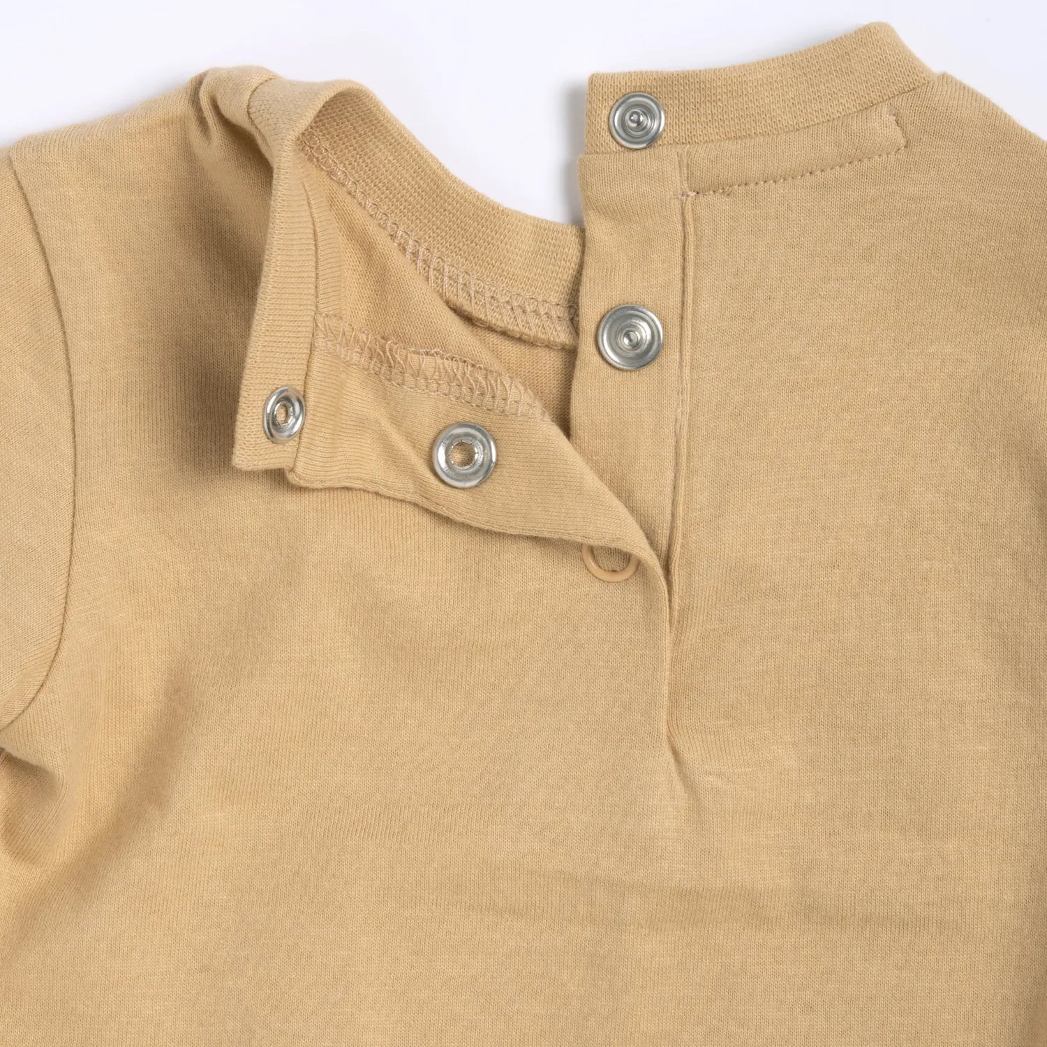 Boys Beige Typography Printed T-shirt