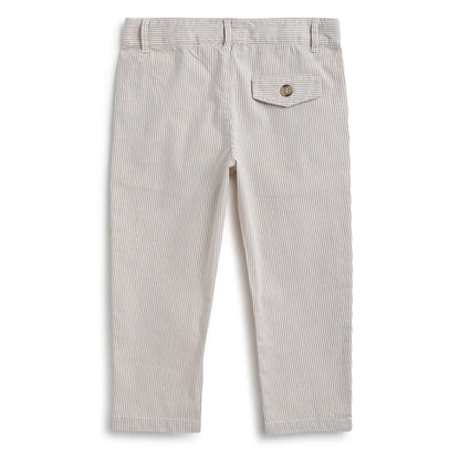 Boys Beige Woven Trousers