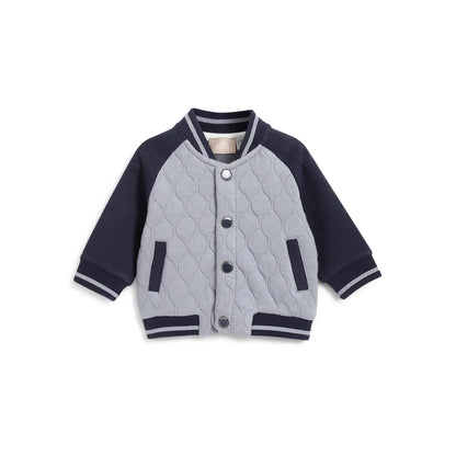 Boys Blue &amp; Grey Colorblocked Sweatshirt
