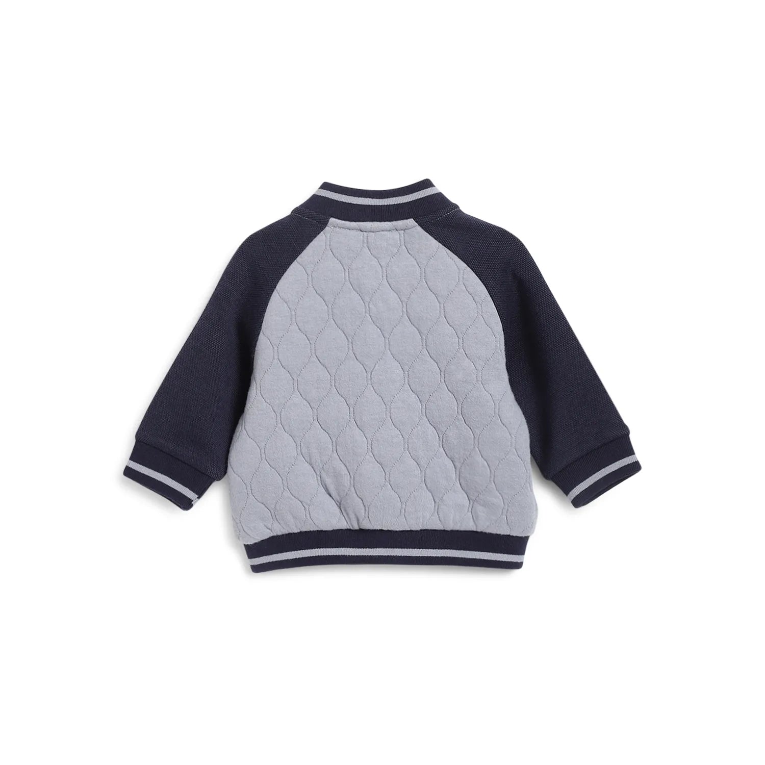 Boys Blue &amp; Grey Colorblocked Sweatshirt