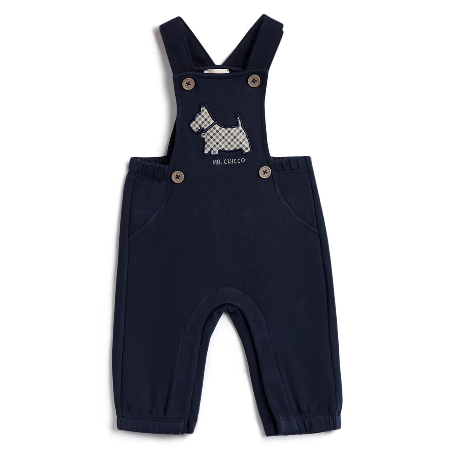 Boys Blue Ankle Length Dungaree