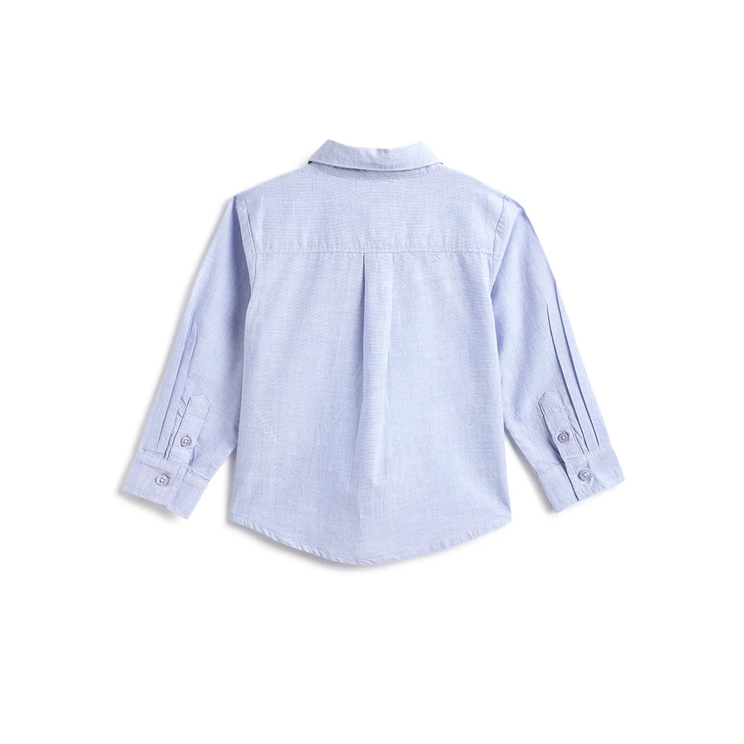 Boys Blue Cotton Casual Shirt