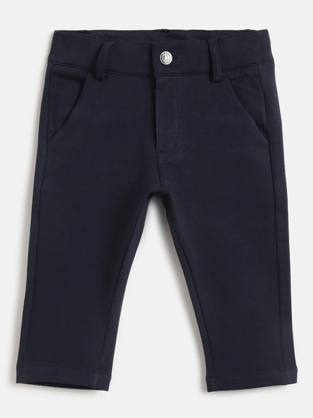 Boys Blue Cotton Trouser