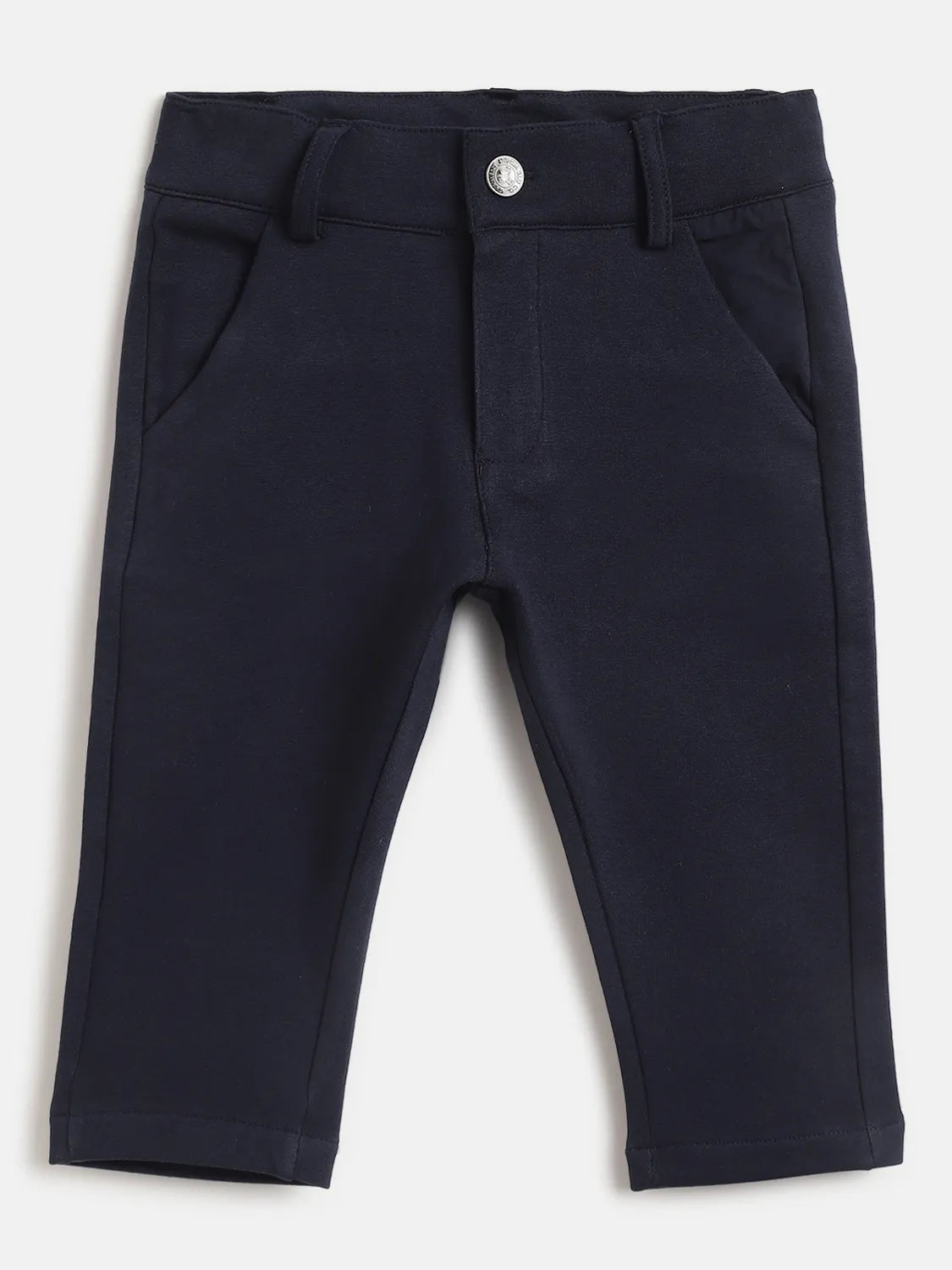 Boys Blue Cotton Trouser