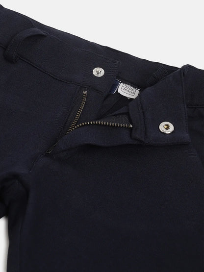 Boys Blue Cotton Trouser