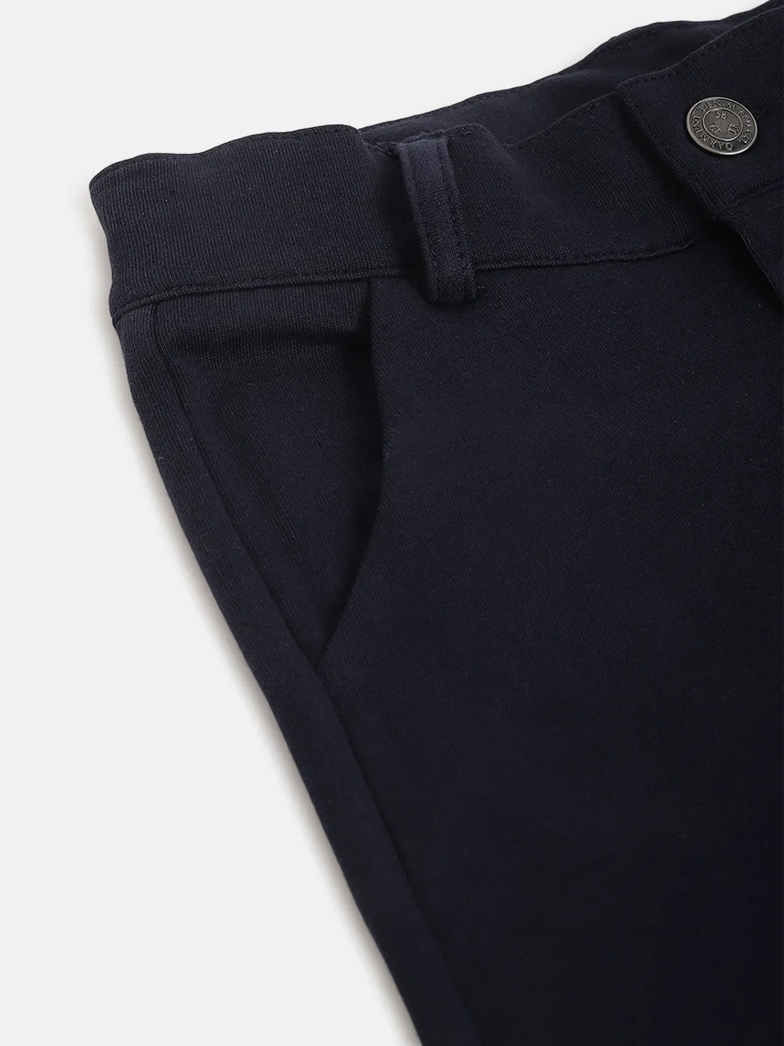 Boys Blue Cotton Trouser