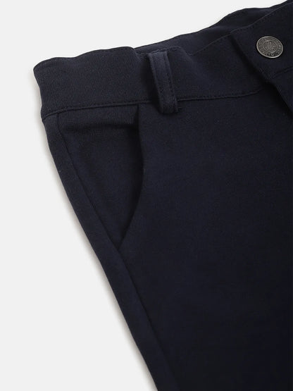 Boys Blue Cotton Trouser