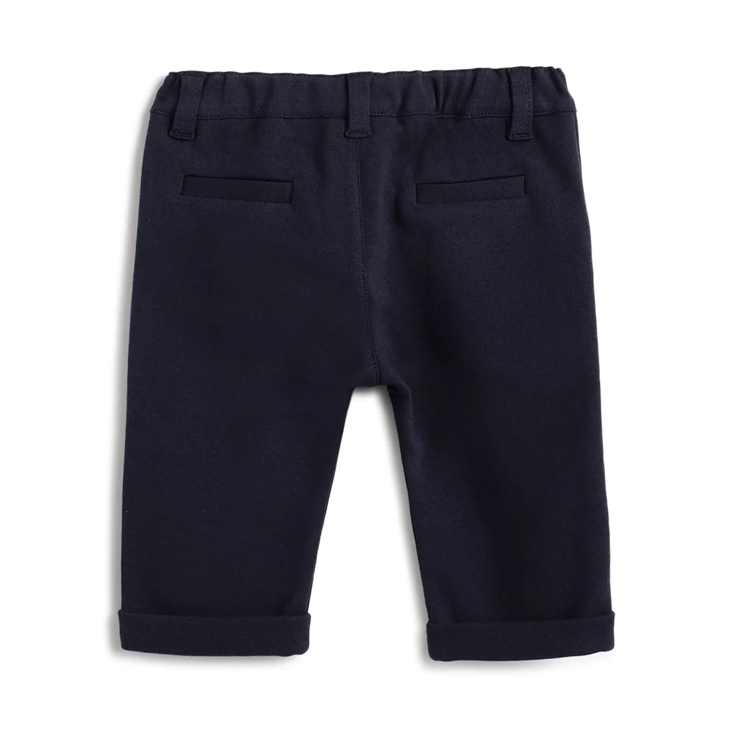 Boys Blue Cotton Trousers