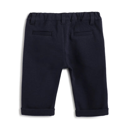Boys Blue Cotton Trousers
