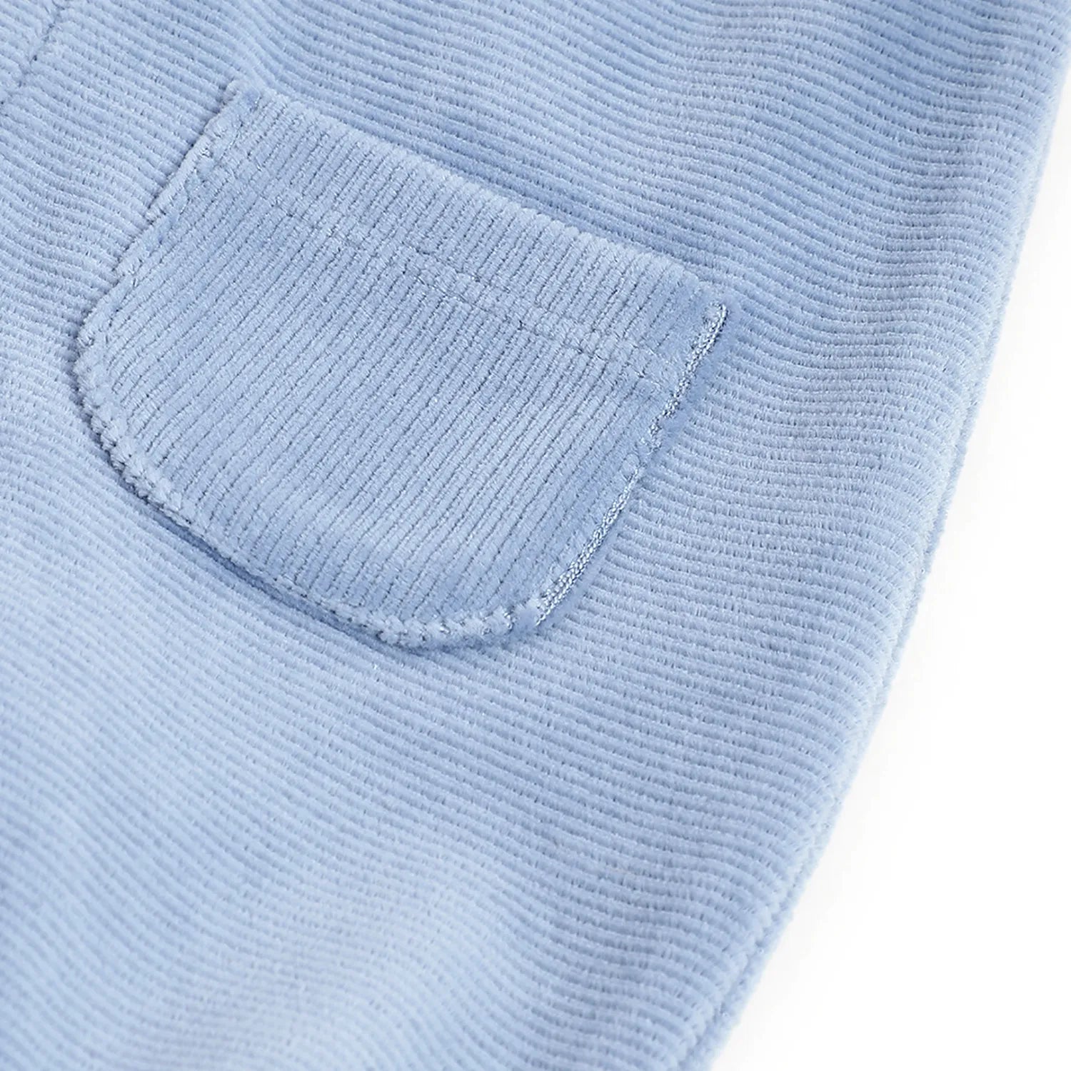 Boys Blue Front Opening Babysuit