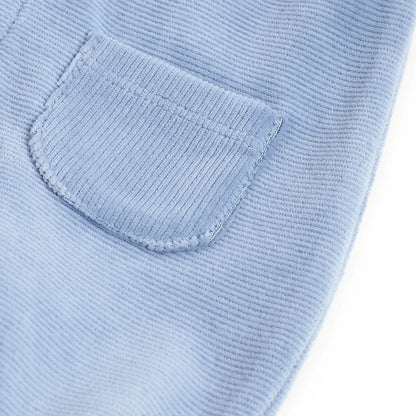 Boys Blue Front Opening Babysuit