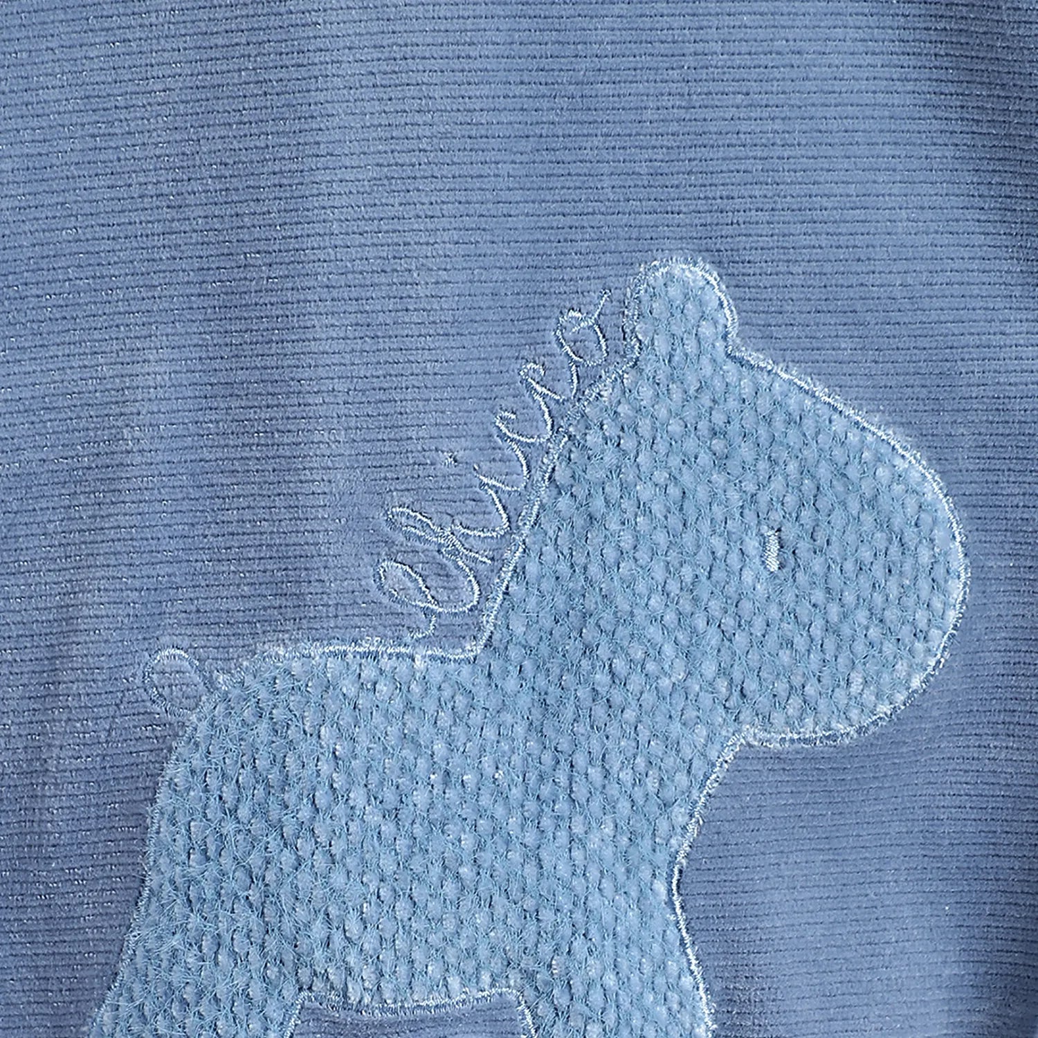 Boys Blue Front Opening Babysuit