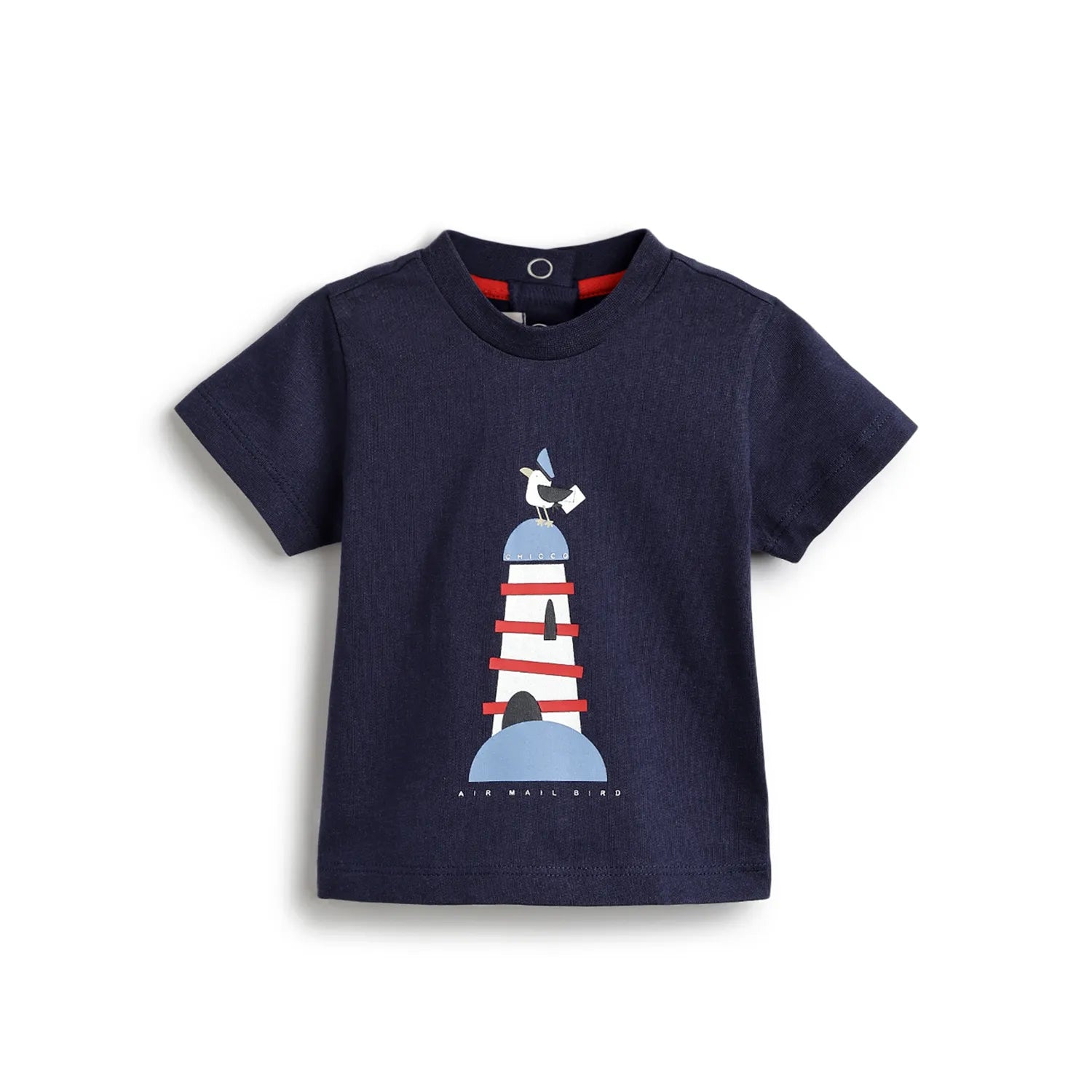 Boys Blue Graphic Printed T-shirt