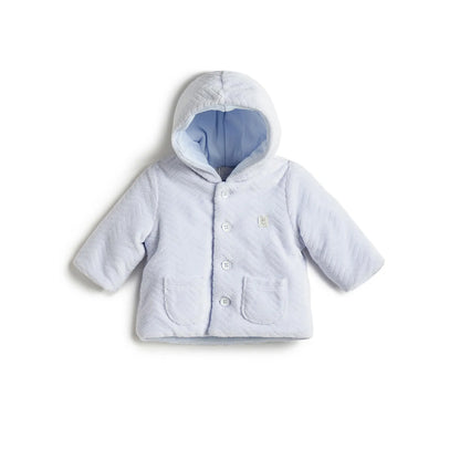 Boys Blue Hooded Cardigan