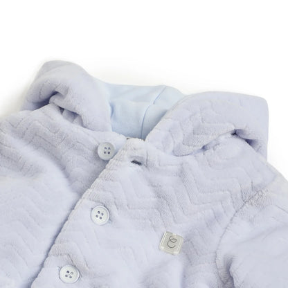 Boys Blue Hooded Cardigan