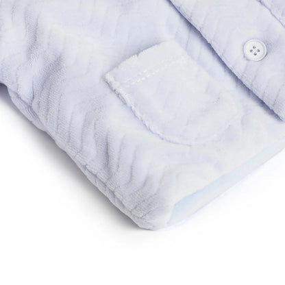 Boys Blue Hooded Cardigan