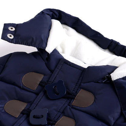Boys Blue Hooded Jacket