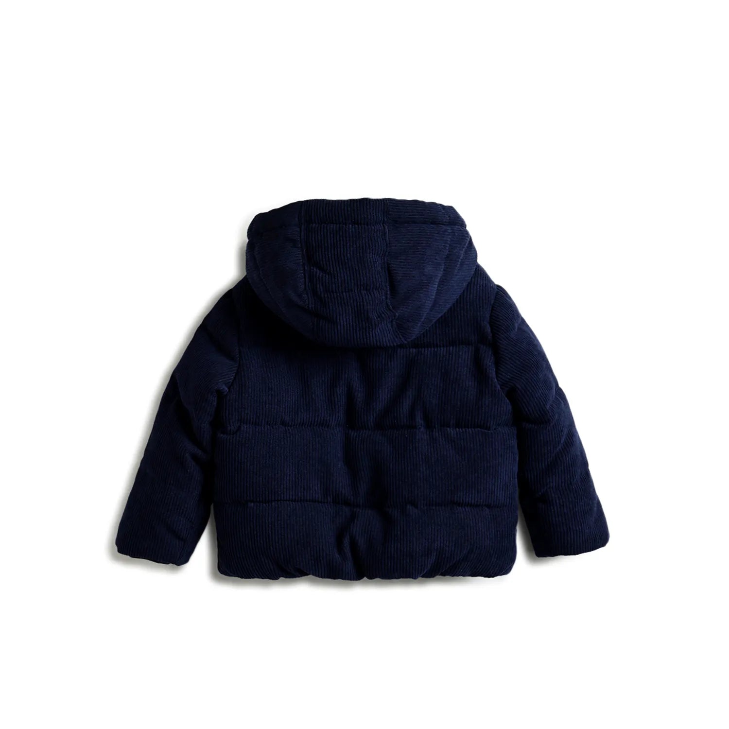 Boys Blue Padded Hooded Jacket