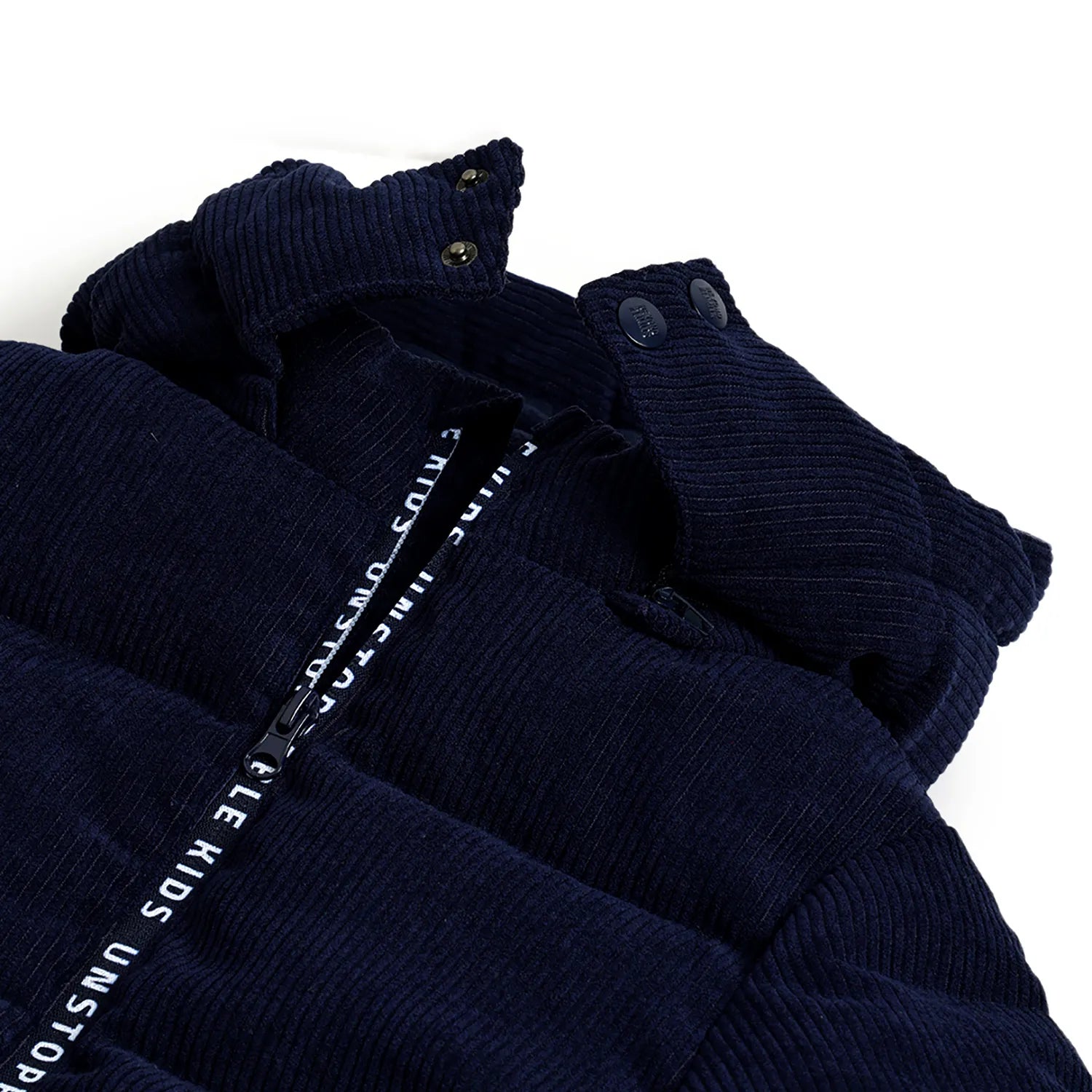 Boys Blue Padded Hooded Jacket