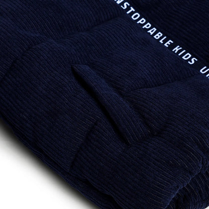 Boys Blue Padded Hooded Jacket