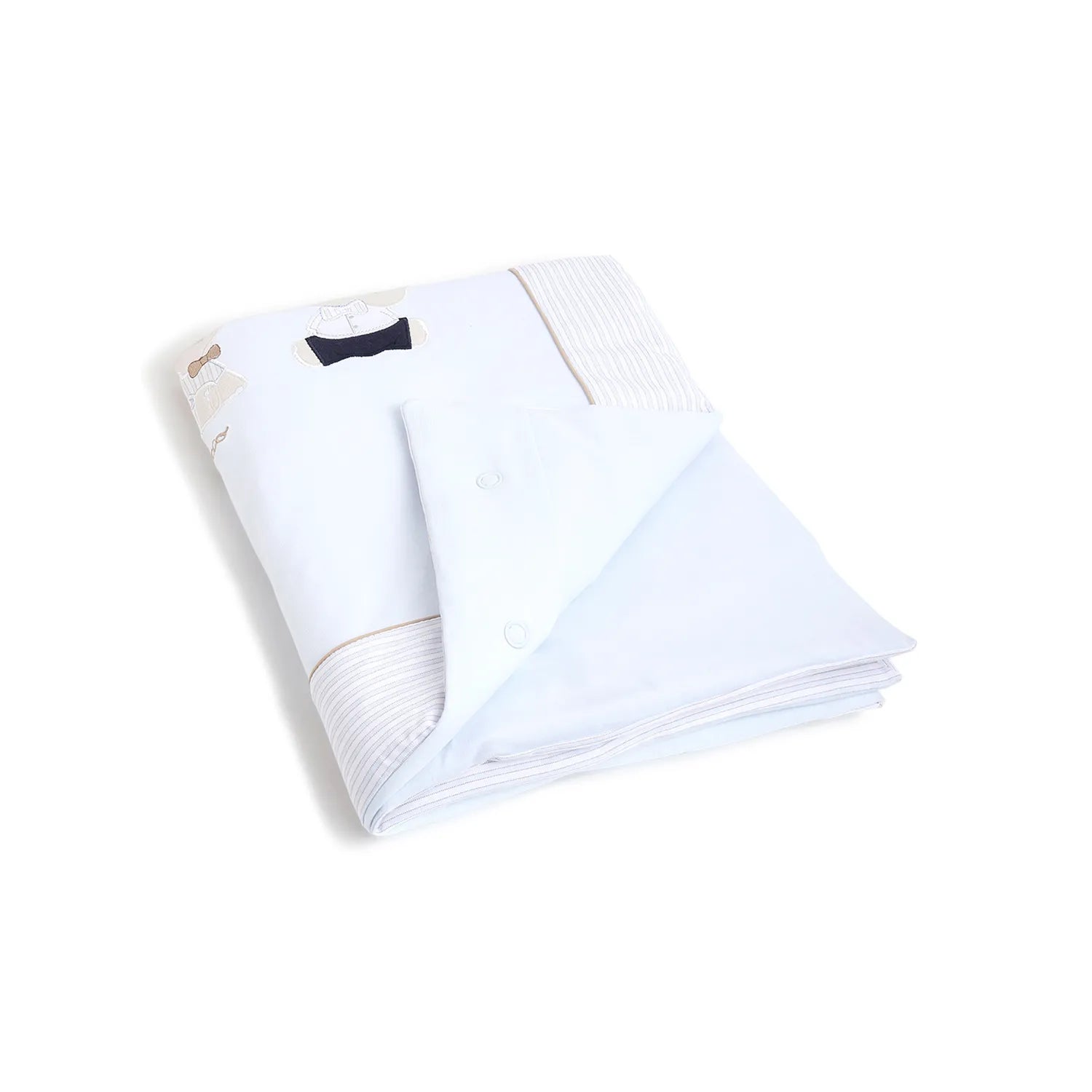 Boys Blue Pram Blanket