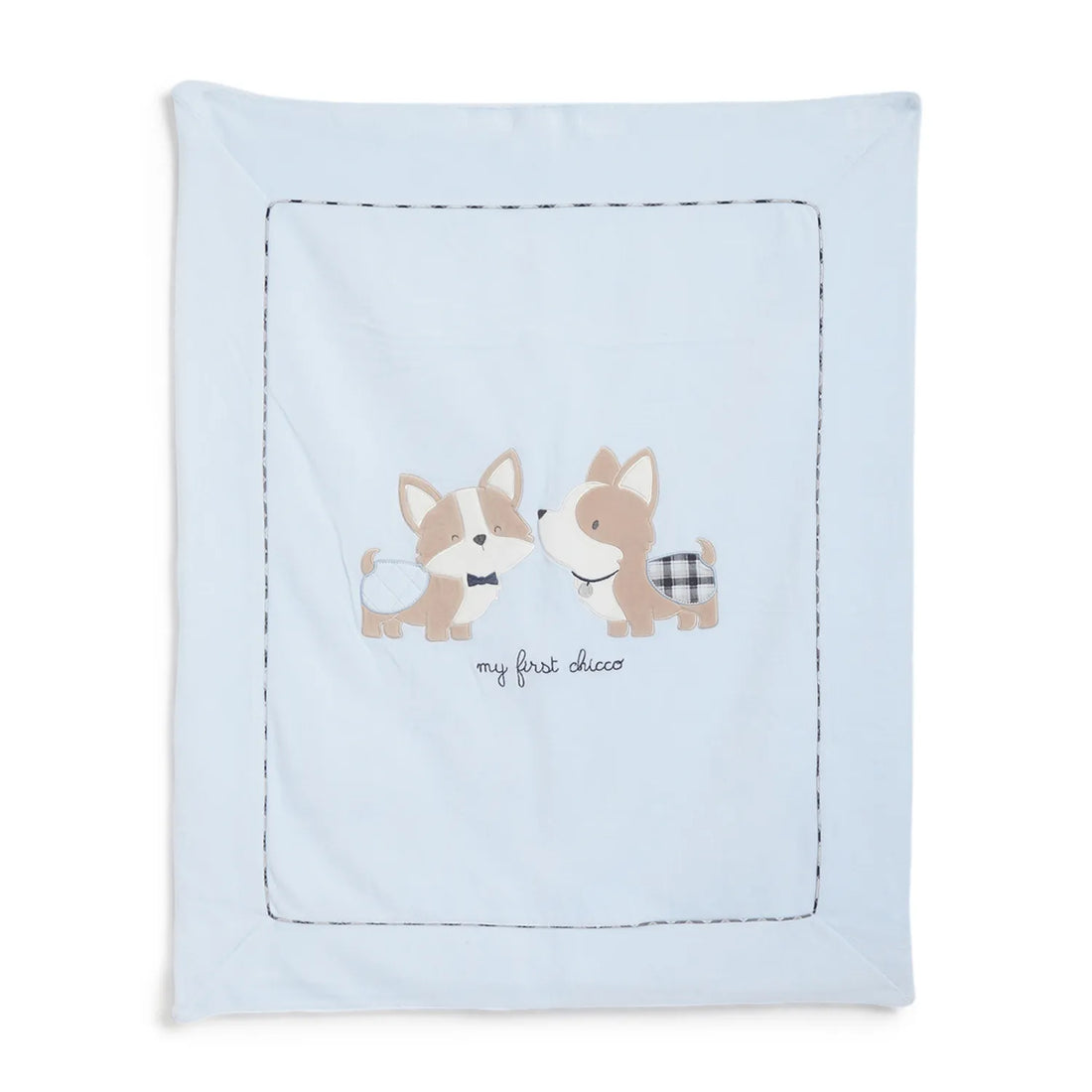 Boys Blue Pram Blanket