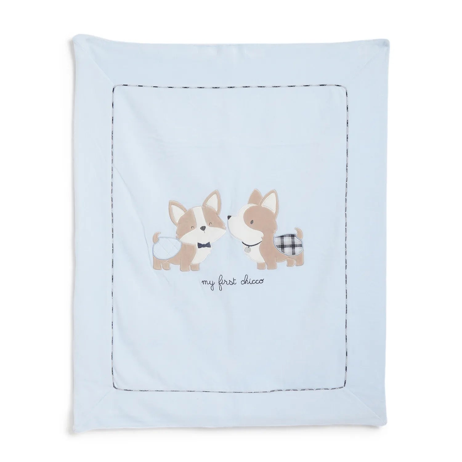 Boys Blue Pram Blanket