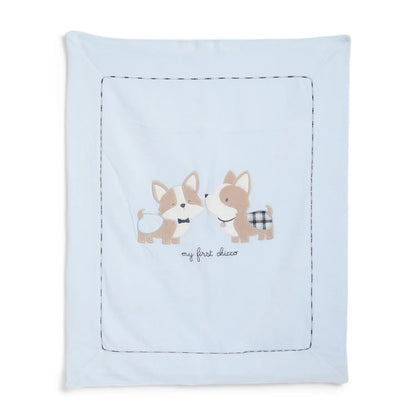 Boys Blue Pram Blanket