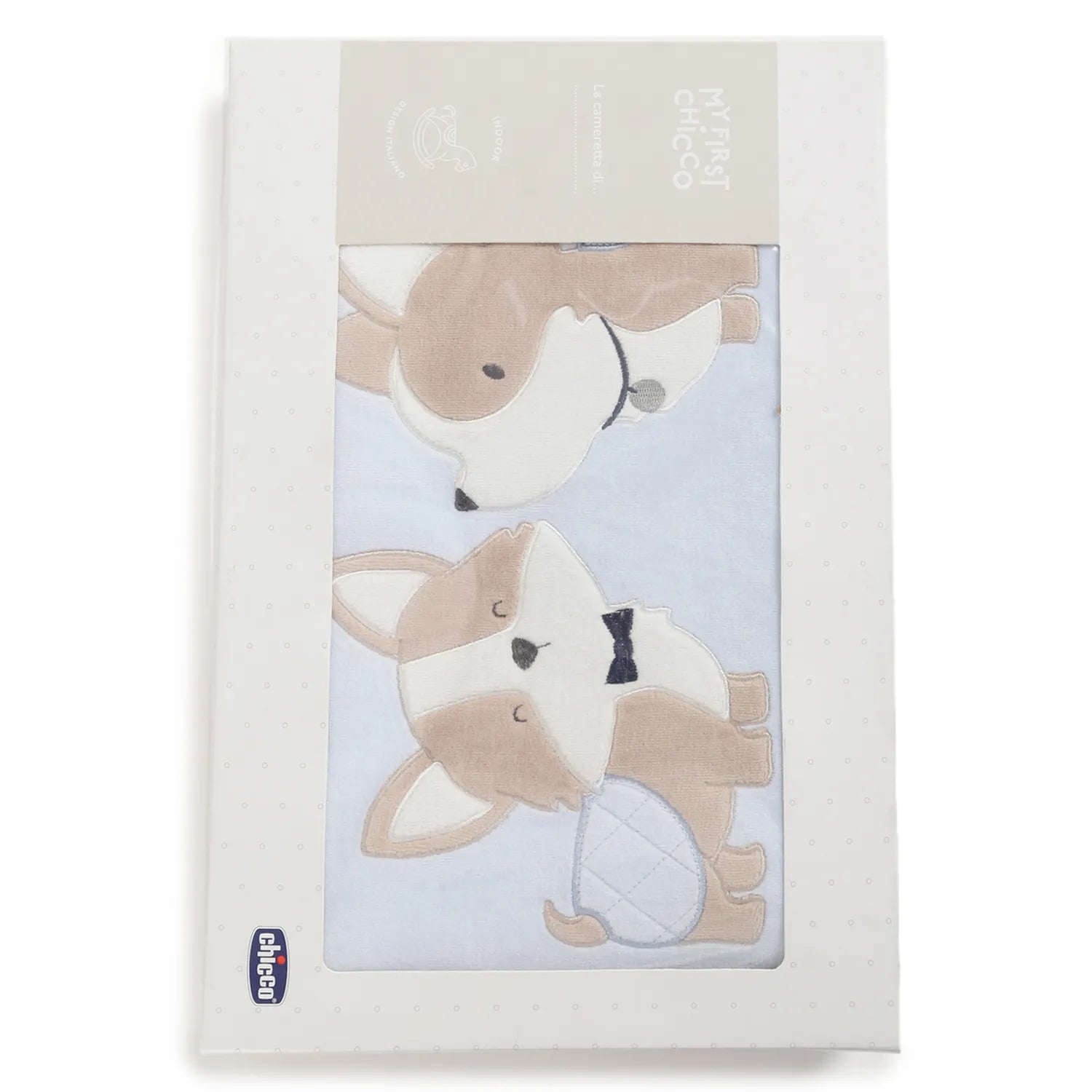 Boys Blue Pram Blanket