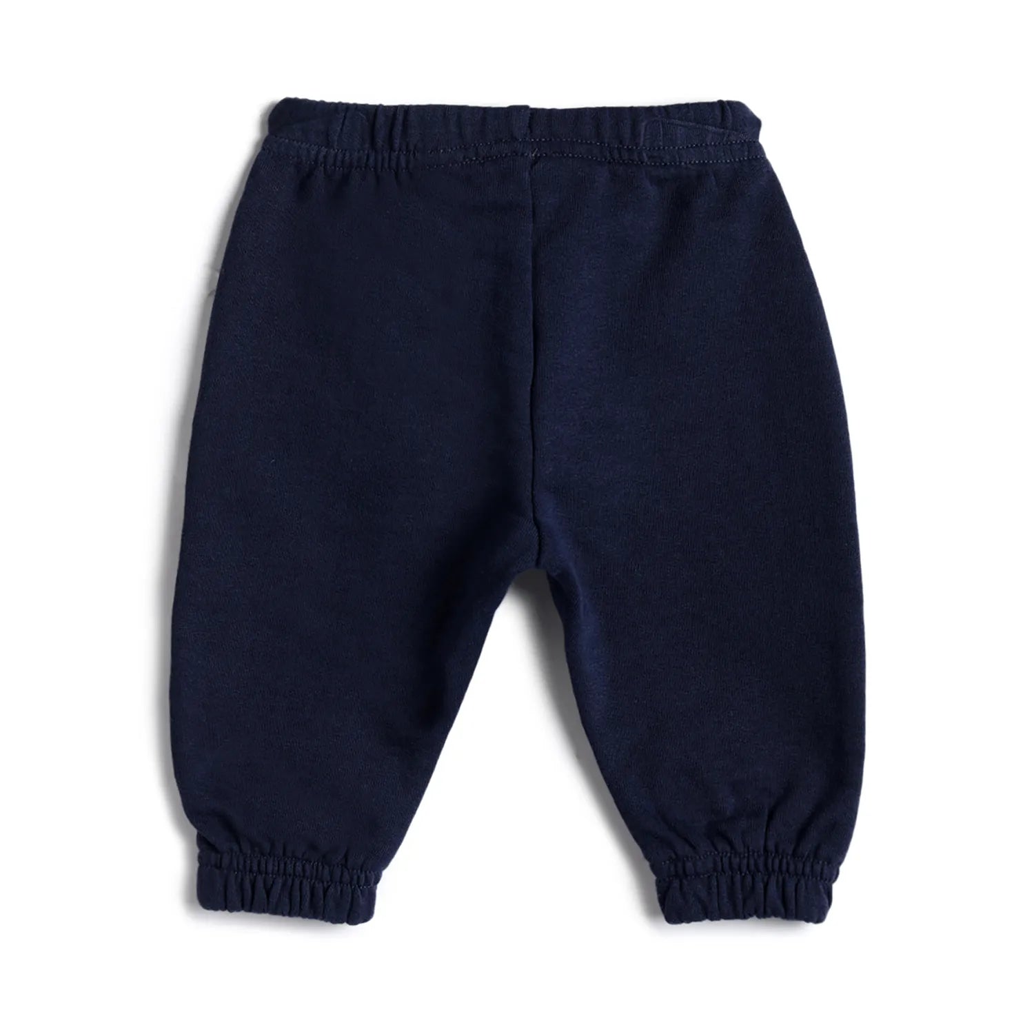 Boys Blue Printed Relaxed Joggers