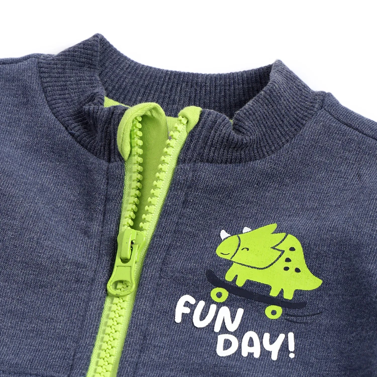 Boys Blue Printed Sweatshirt