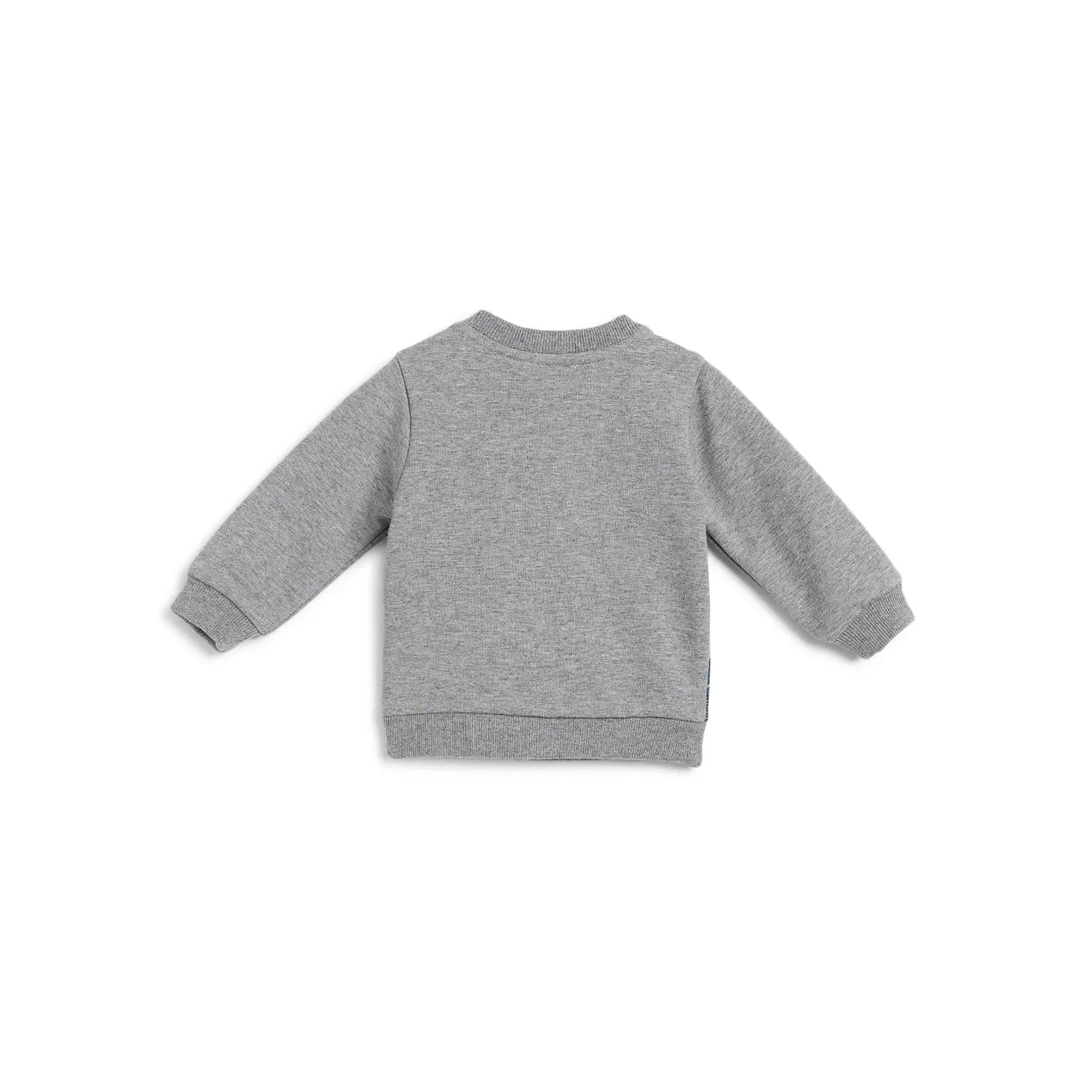 Boys Blue Printed Sweatshirt With Trousers