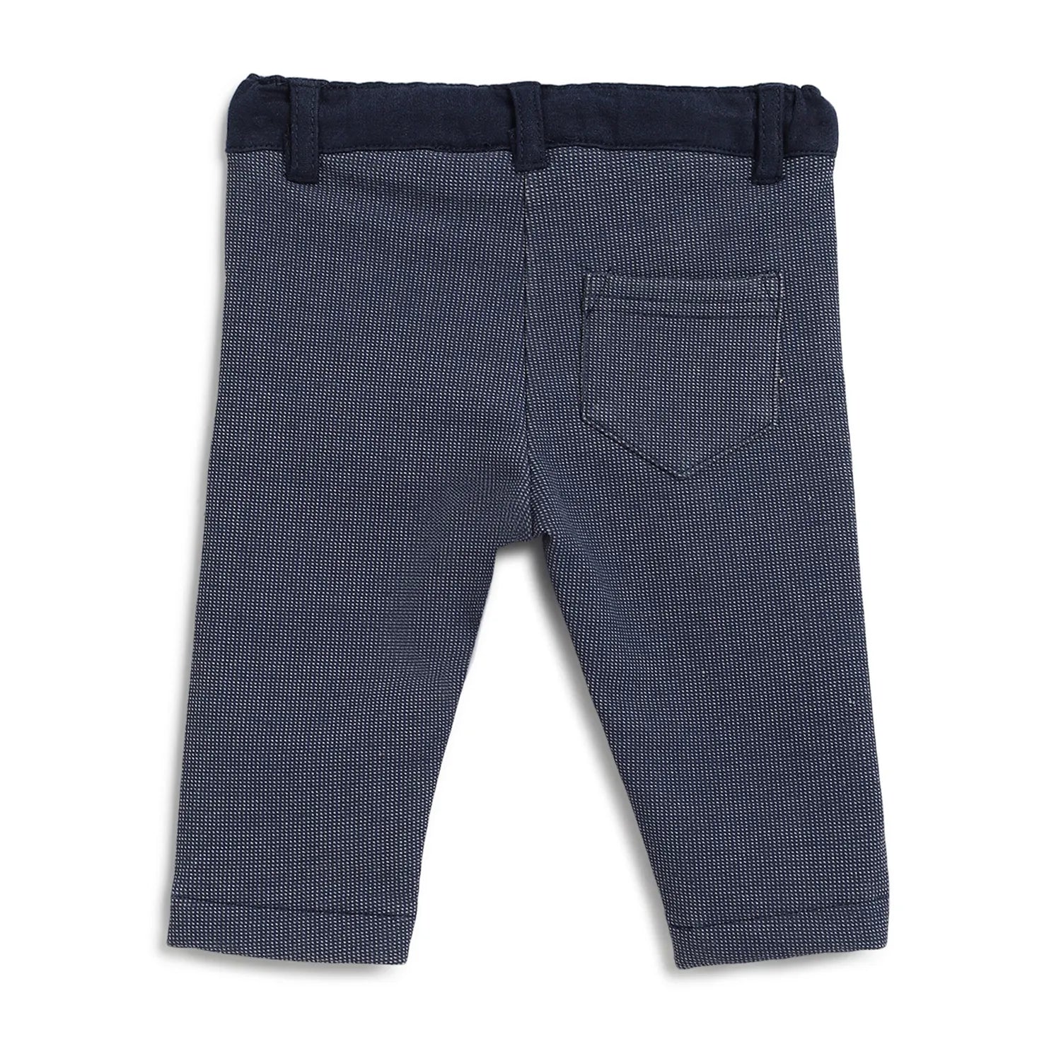 Boys Blue Printed Sweatshirt With Trousers