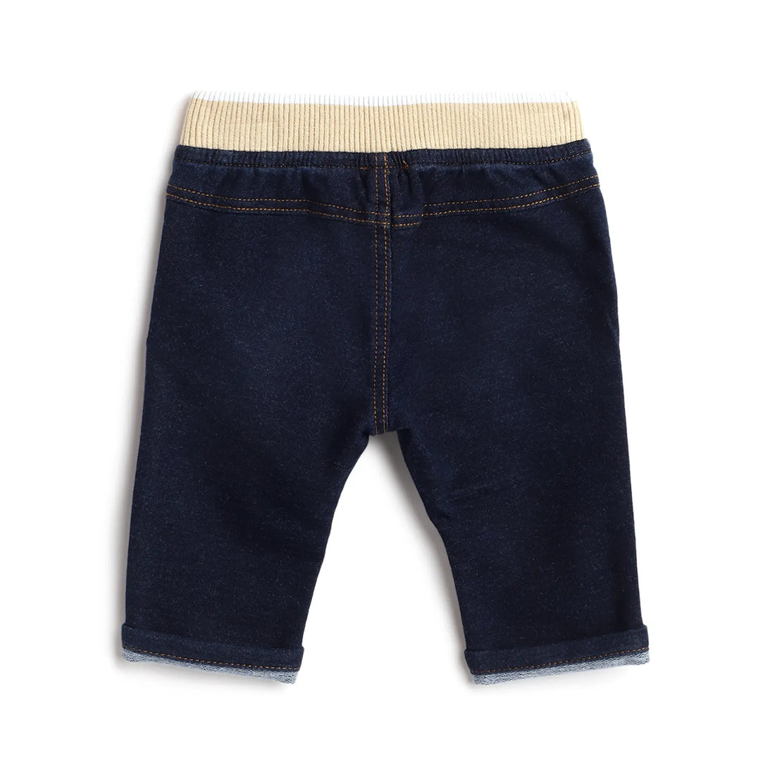 Boys Blue Regular Fit Solid Jeans