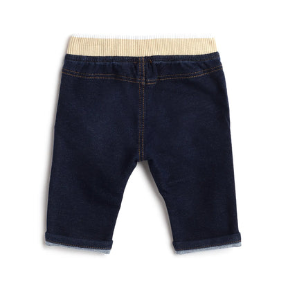 Boys Blue Regular Fit Solid Jeans