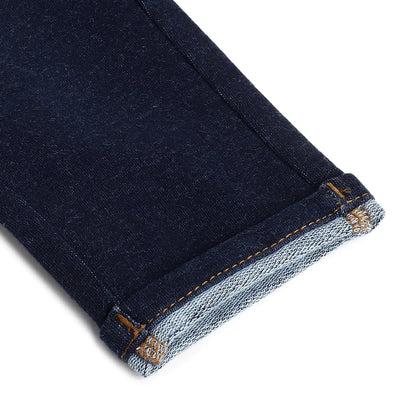 Boys Blue Regular Fit Solid Jeans