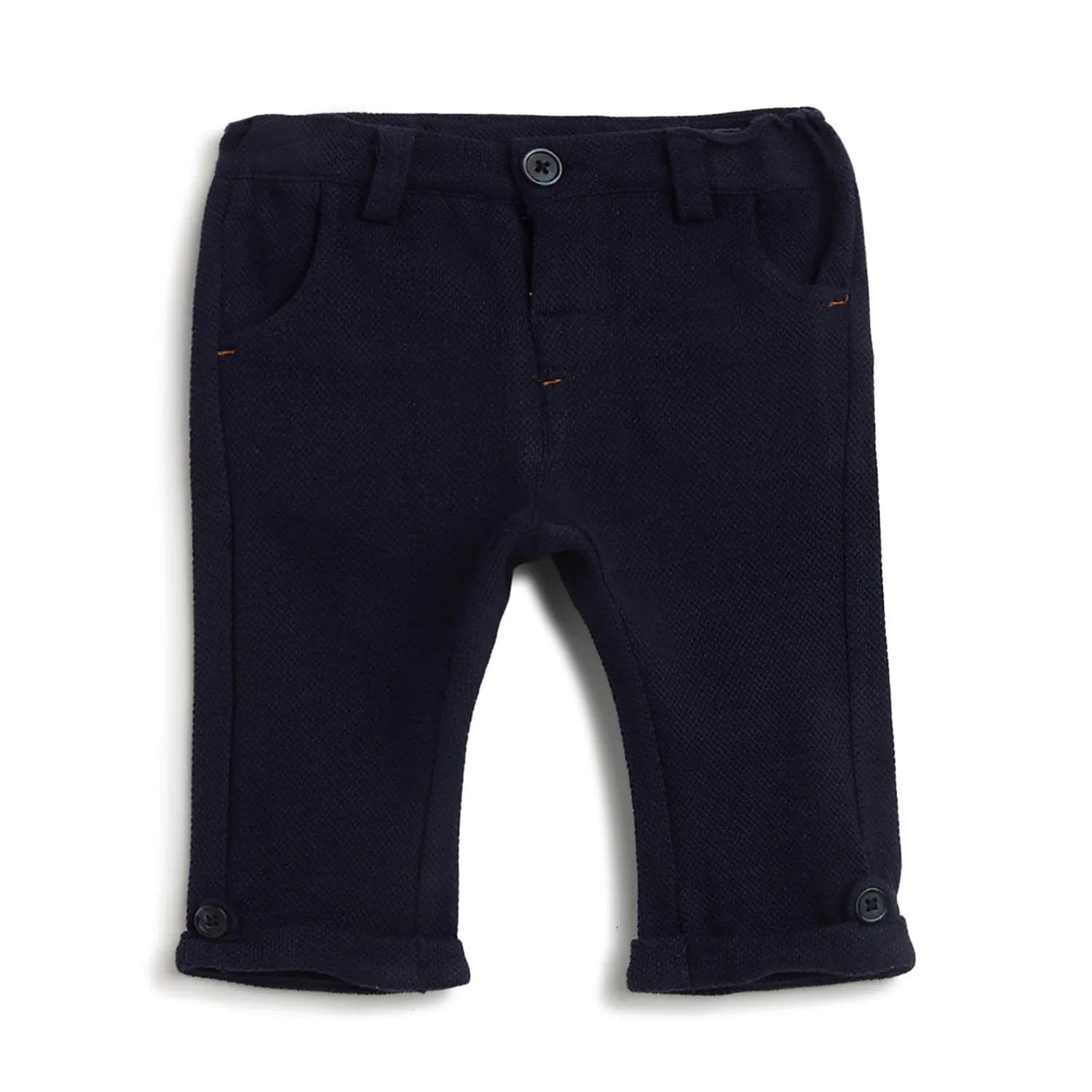 Boys Blue Regular Fit Trousers