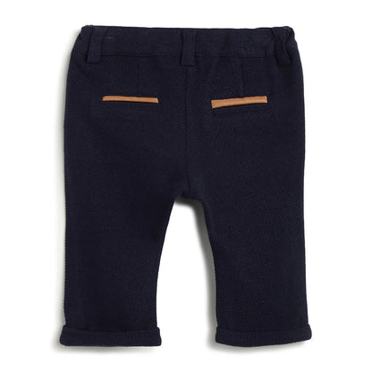 Boys Blue Regular Fit Trousers