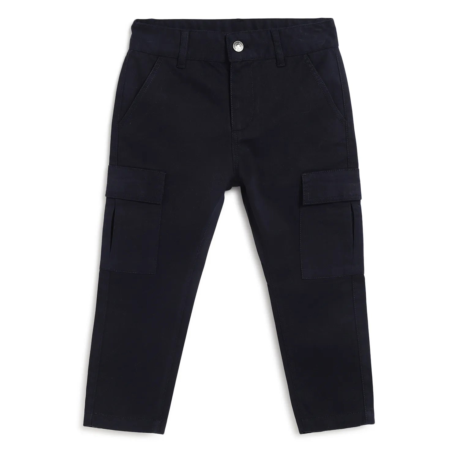 Boys Blue Relaxed Fit Trousers