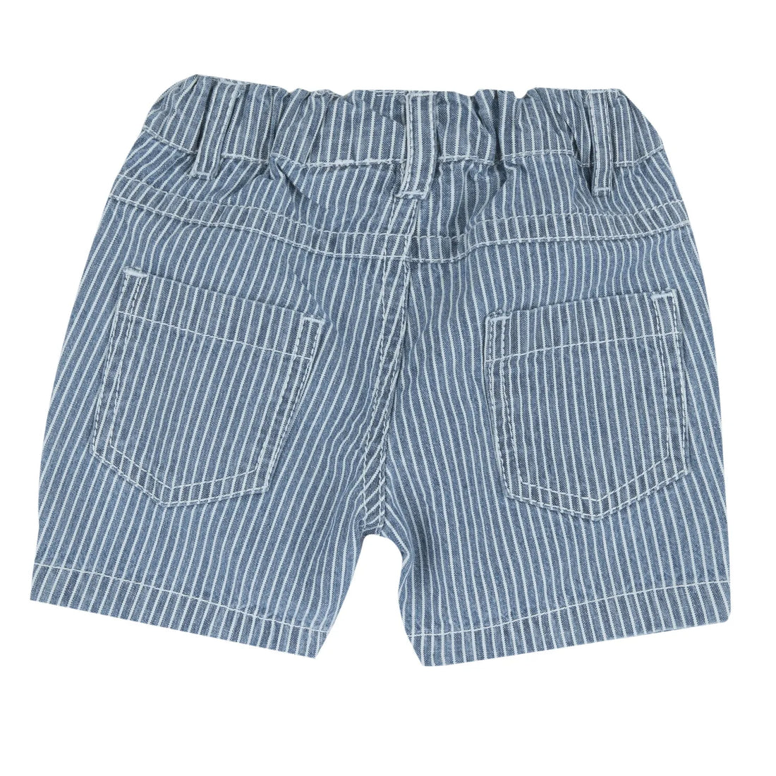 Boys Blue Striped Shorts