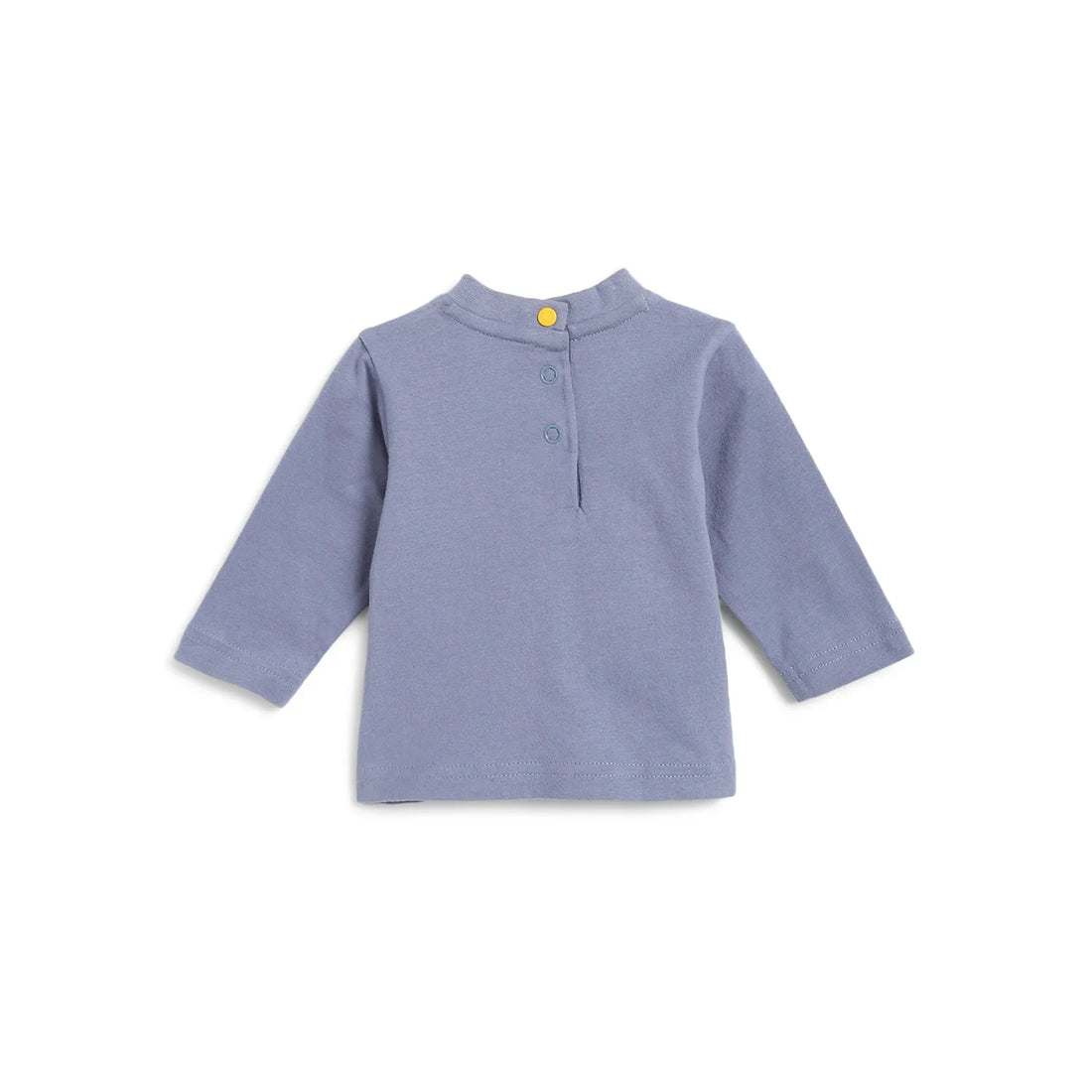 Boys Blue Typography Printed Round Neck T-shirt