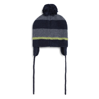 Boys Blue Woollen Hat with Scarf