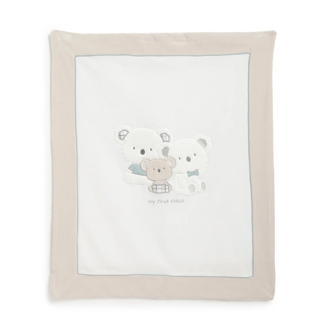 Boys Bronze-Toned Cartoon Characters Pram Blanket