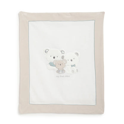 Boys Bronze-Toned Cartoon Characters Pram Blanket