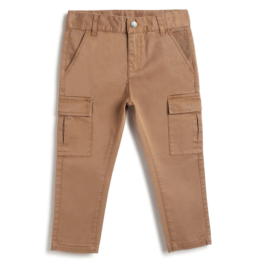 Boys Brown Cargos Trousers