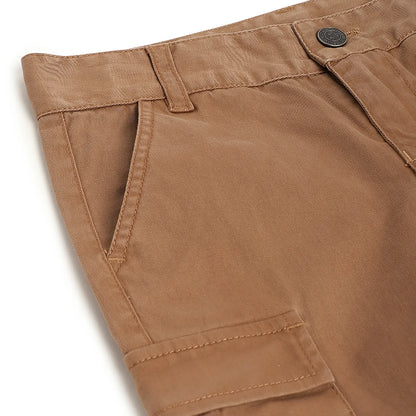 Boys Brown Cargos Trousers