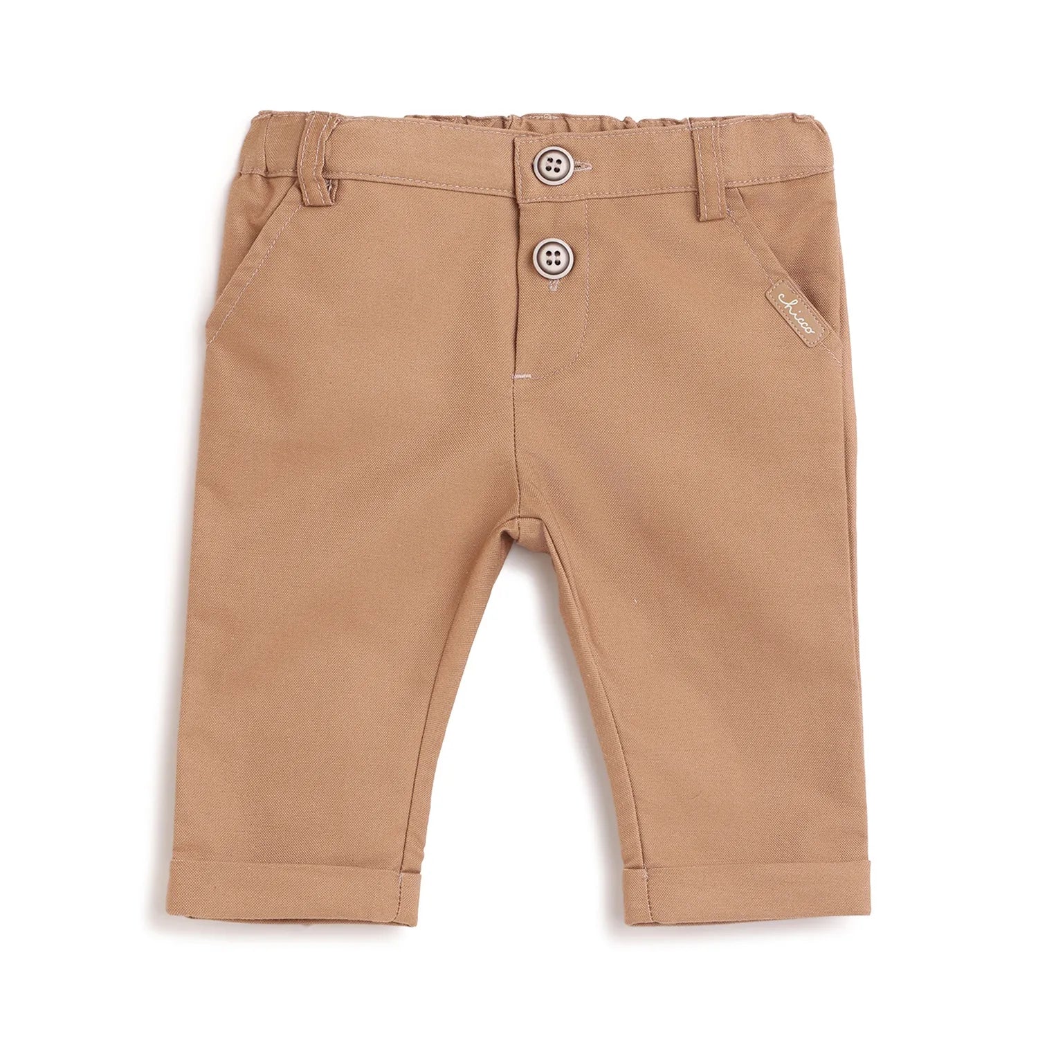 Boys Brown Regular Fit Trousers