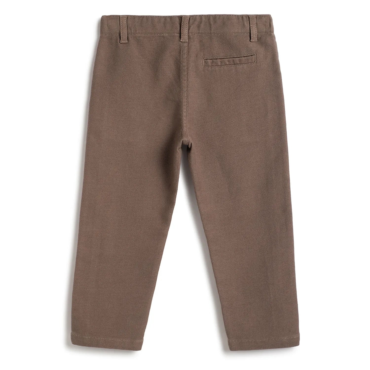 Boys Brown Relaxed Fit Trousers