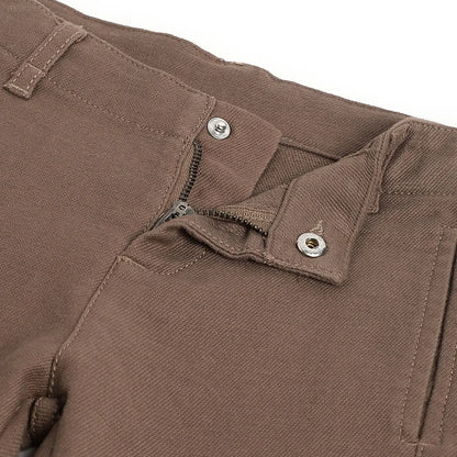 Boys Brown Relaxed Fit Trousers