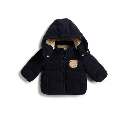 Boys Dark Blue Applique Jacket